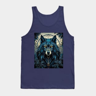 The Blue Wolf Tank Top